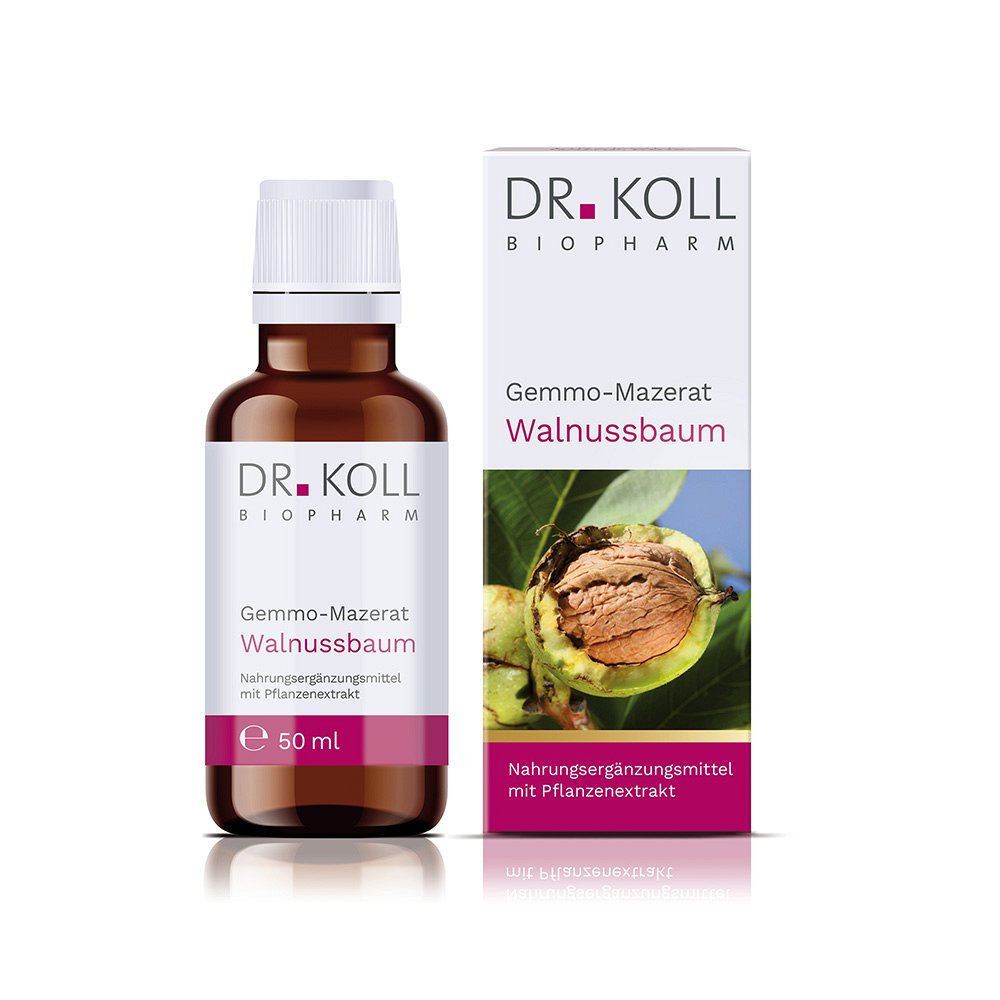 GEMMO-MAZERAT Walnussbaum Dr.Koll Juglans reg.Tro. - 50ml - Entgiften-Entschlacken-Entsäuern