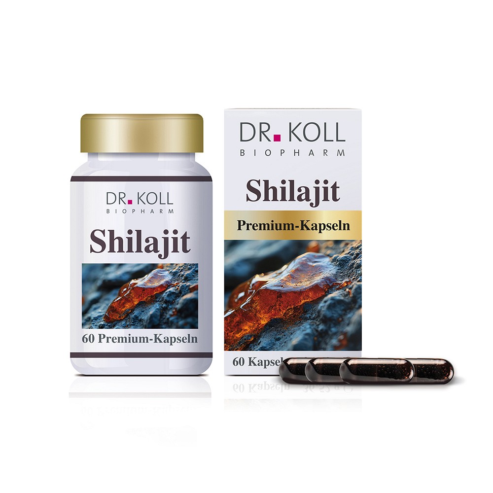 SHILAJIT Dr.Koll Mumijo Huminsäure Kapseln - 60Stk - Entgiften-Entschlacken-Entsäuern