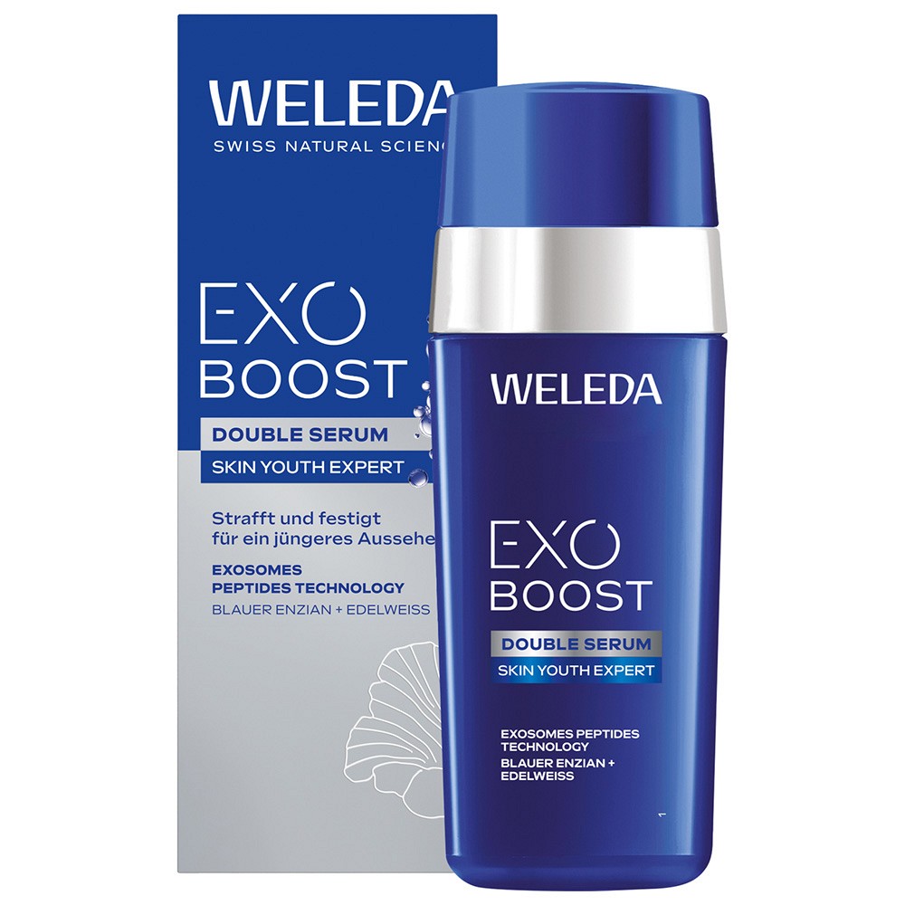 WELEDA Exo Boost Double Serum bl.Enzian & Edelwei. - 30ml
