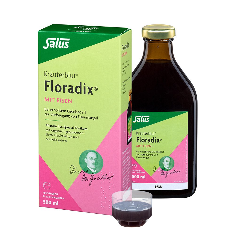 FLORADIX mit Eisen Flüssigkeit zum Einnehmen - 500ml - Floradix Eisen