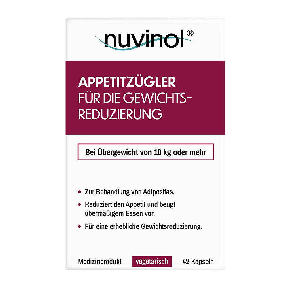 NUVINOL Appetitzügler f.die Gewichtsreduzier.Kaps. - 42Stk - R(h)ein Nutrition