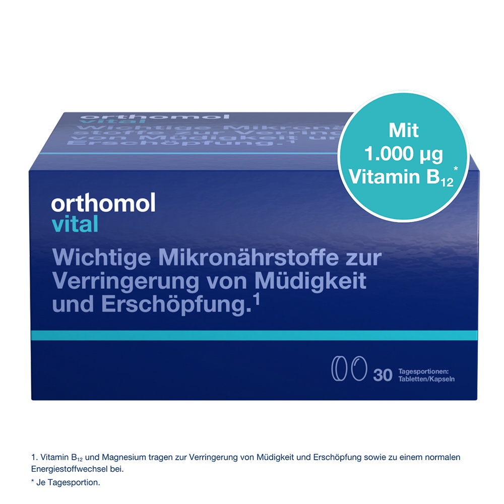 ORTHOMOL Vital Tabletten/Kapseln Kombipackung - 30Stk - Für Frauen & Männer