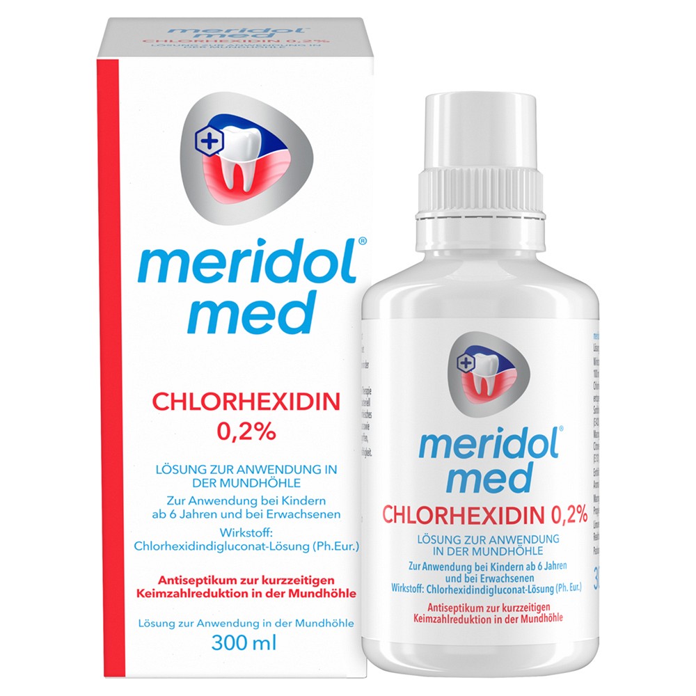 MERIDOL med Chlorhexidin 0,2% Lsg.Anw.Mundhöhle - 300ml - Paradontitistherapie