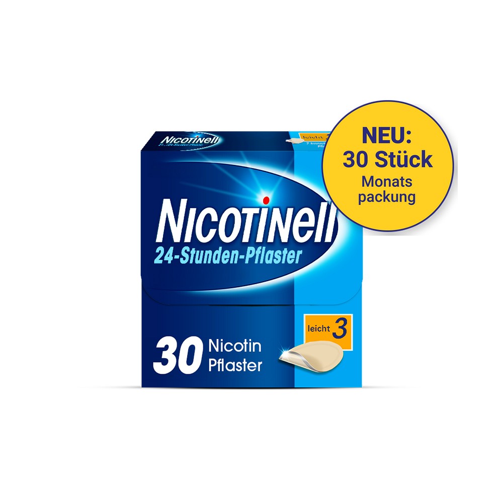 NICOTINELL 7 mg/24-Stunden-Pflaster 17,5mg - 30Stk