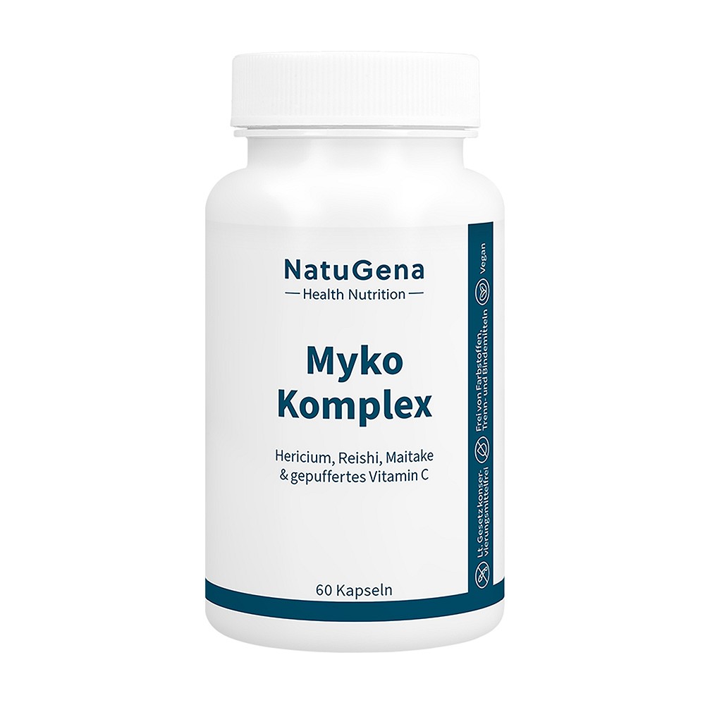 MYKO-KOMPLEX Reishi+Maitake+Vitamin C Kapseln - 60Stk - Stärkung Immunsystem
