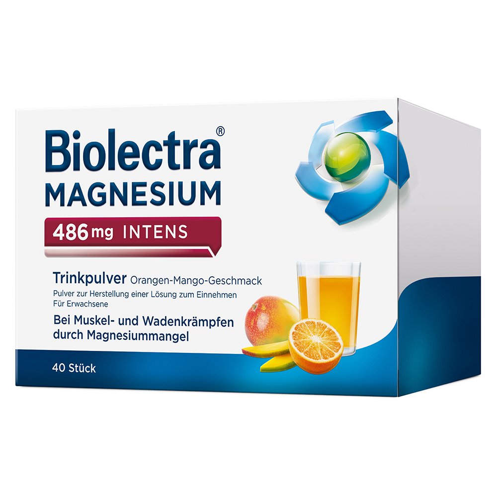 BIOLECTRA Magnesium 486 mg intens Trinkp.Ora.-Mang - 40Stk