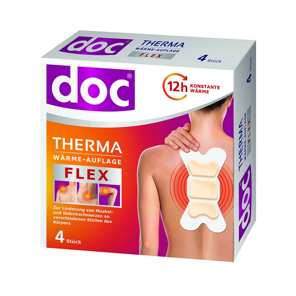DOC THERMA Wärme-Auflage Flex - 4Stk
