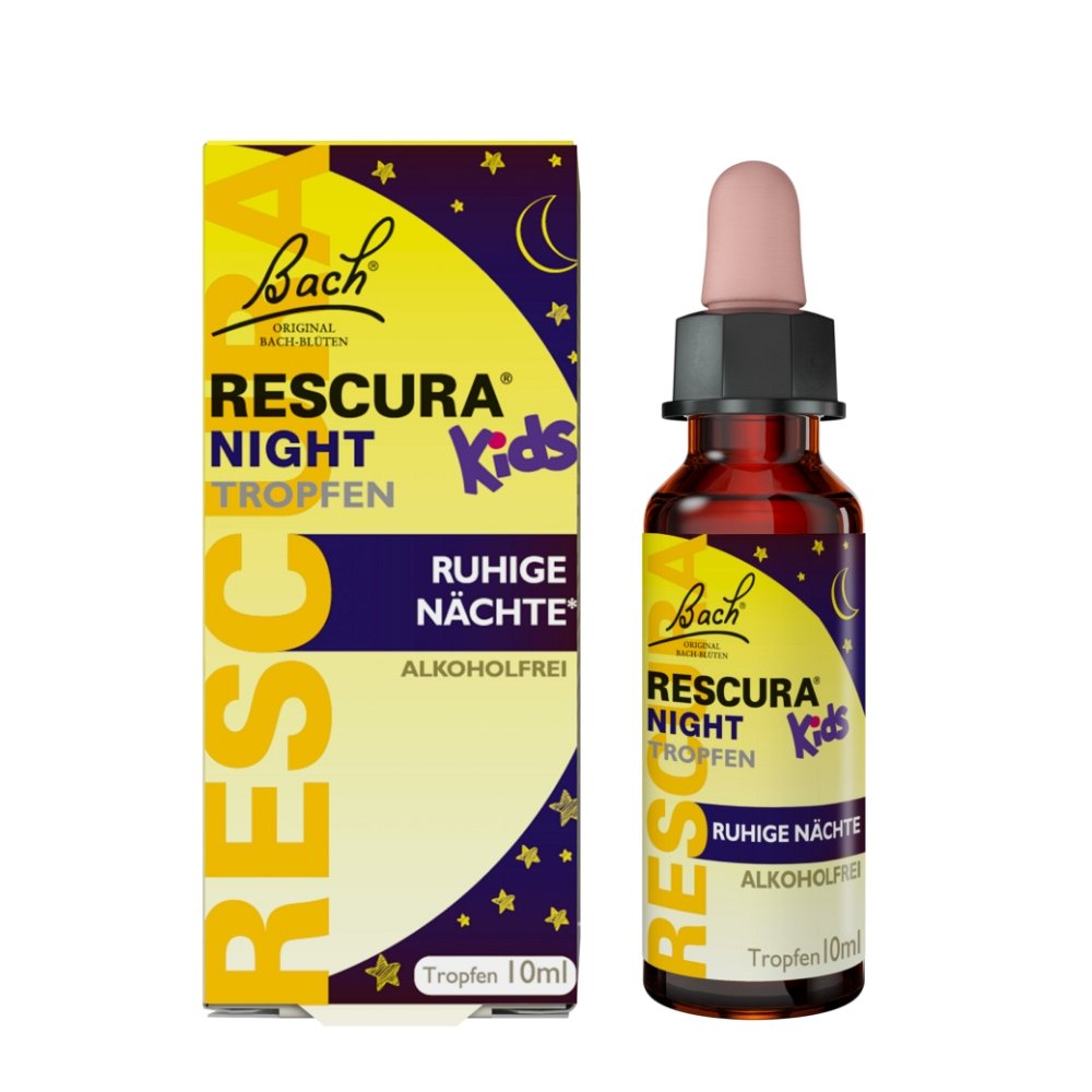 BACHBLÜTEN Rescura Night Kids Tropfen alkoholfrei - 10ml - Alles für das Kind