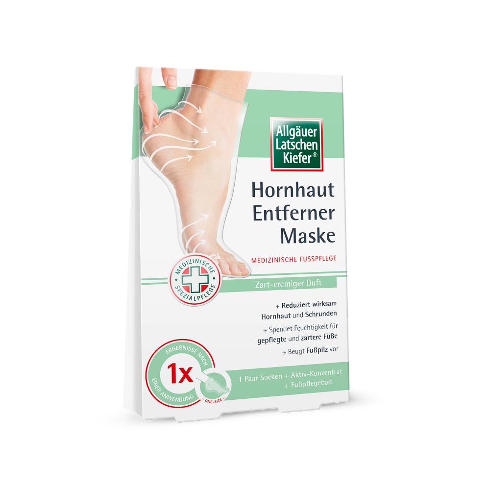 ALLGÄUER LATSCHENK. Hornhaut Entf.Maske cremig Set - 1Packungen