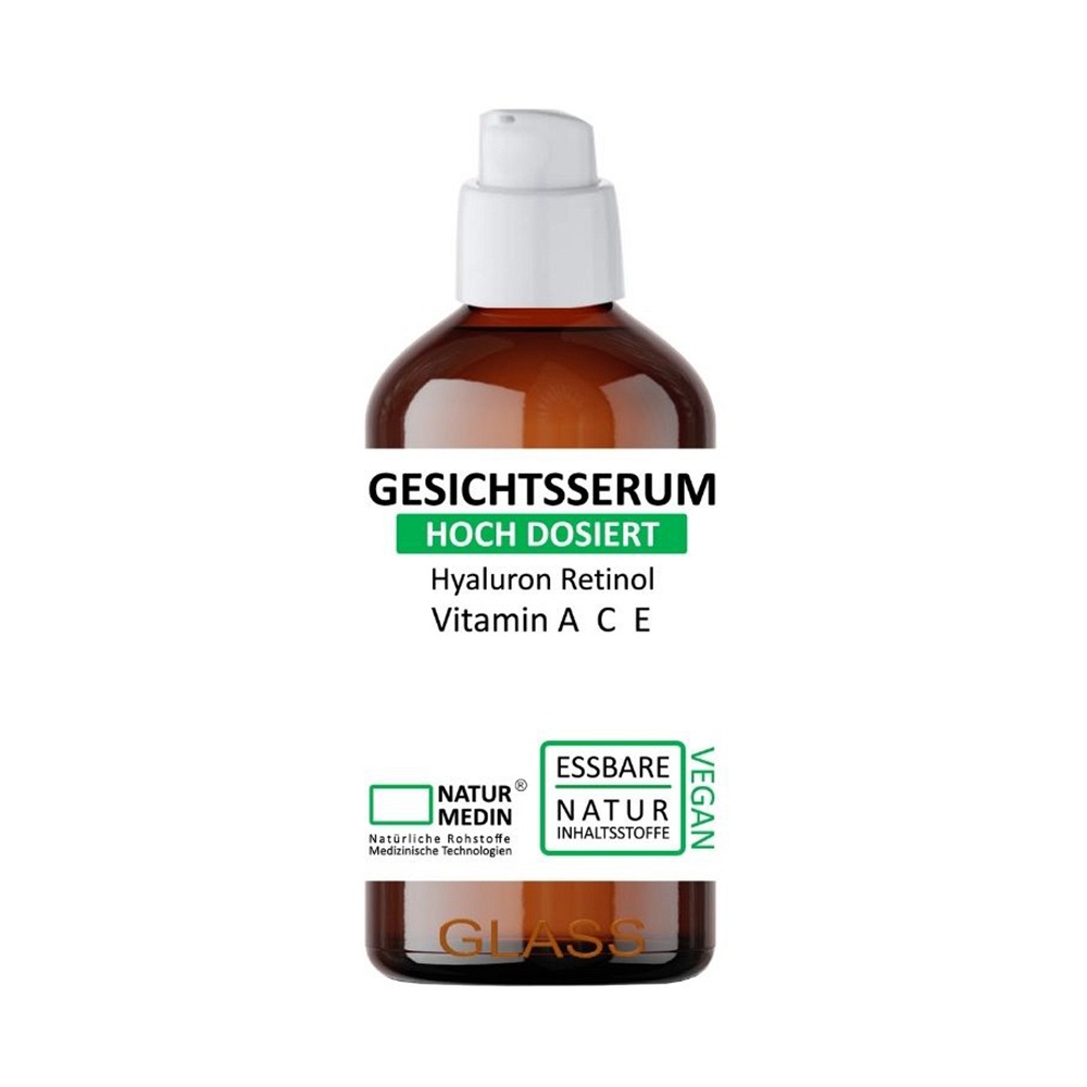 GESICHTSSERUM Hyaluron Vitamin A C E Pump - 50ml