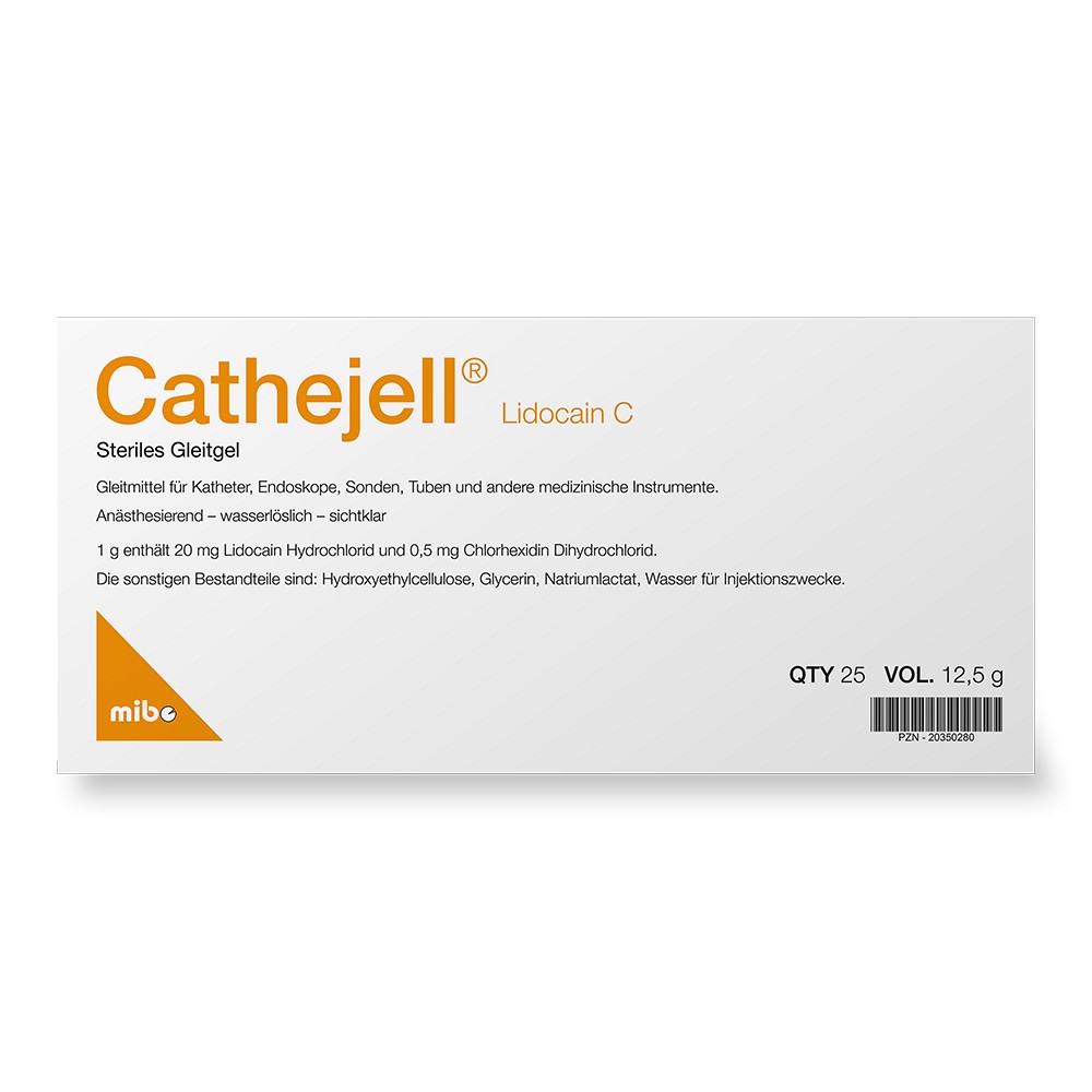 CATHEJELL Lidocain C steriles Gleitgel ZHS 12,5 g - 25Stk