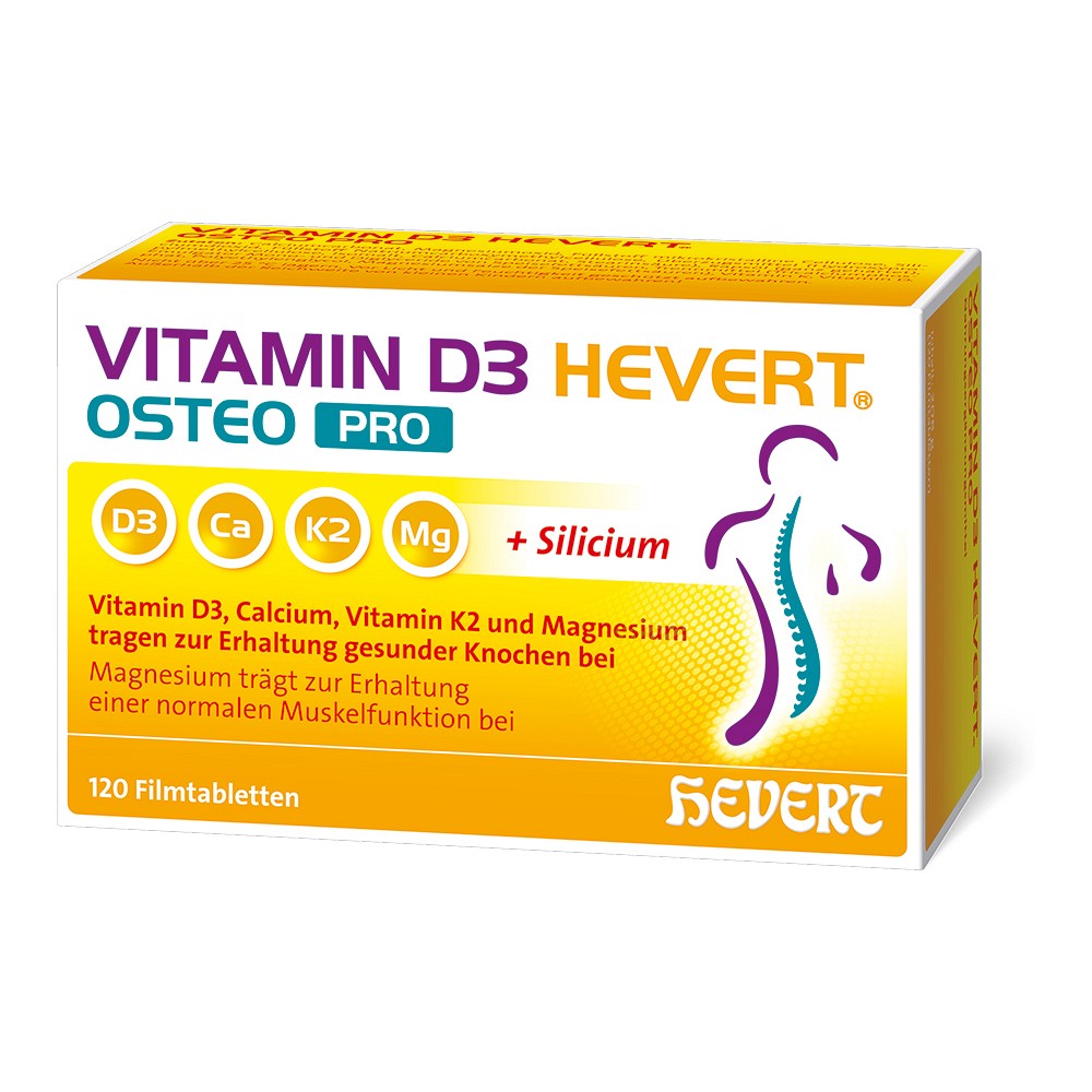 VITAMIN D3 HEVERT Osteo Pro Filmtabletten - 120Stk