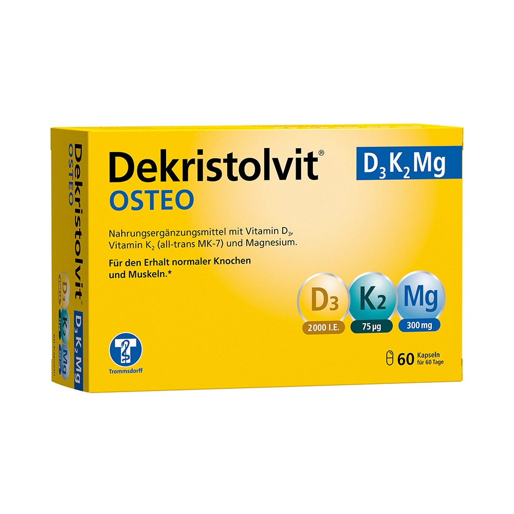 DEKRISTOLVIT OSTEO D3K2Mg Kapseln - 60Stk