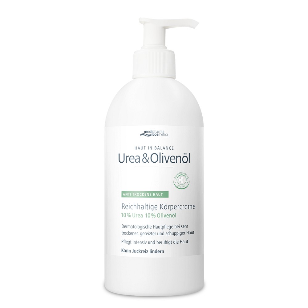 HAUT IN BALANCE Urea & Olivenöl reichh.Körpercreme - 500ml - Trockene Haut