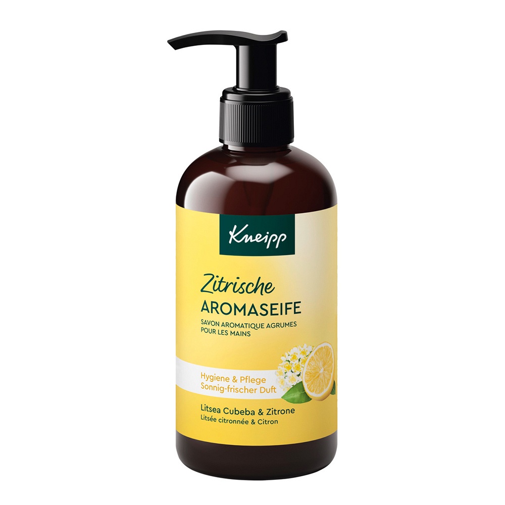KNEIPP Zitrische AROMASEIFE Litsea Cubeba & Zitro. - 250ml - Hand