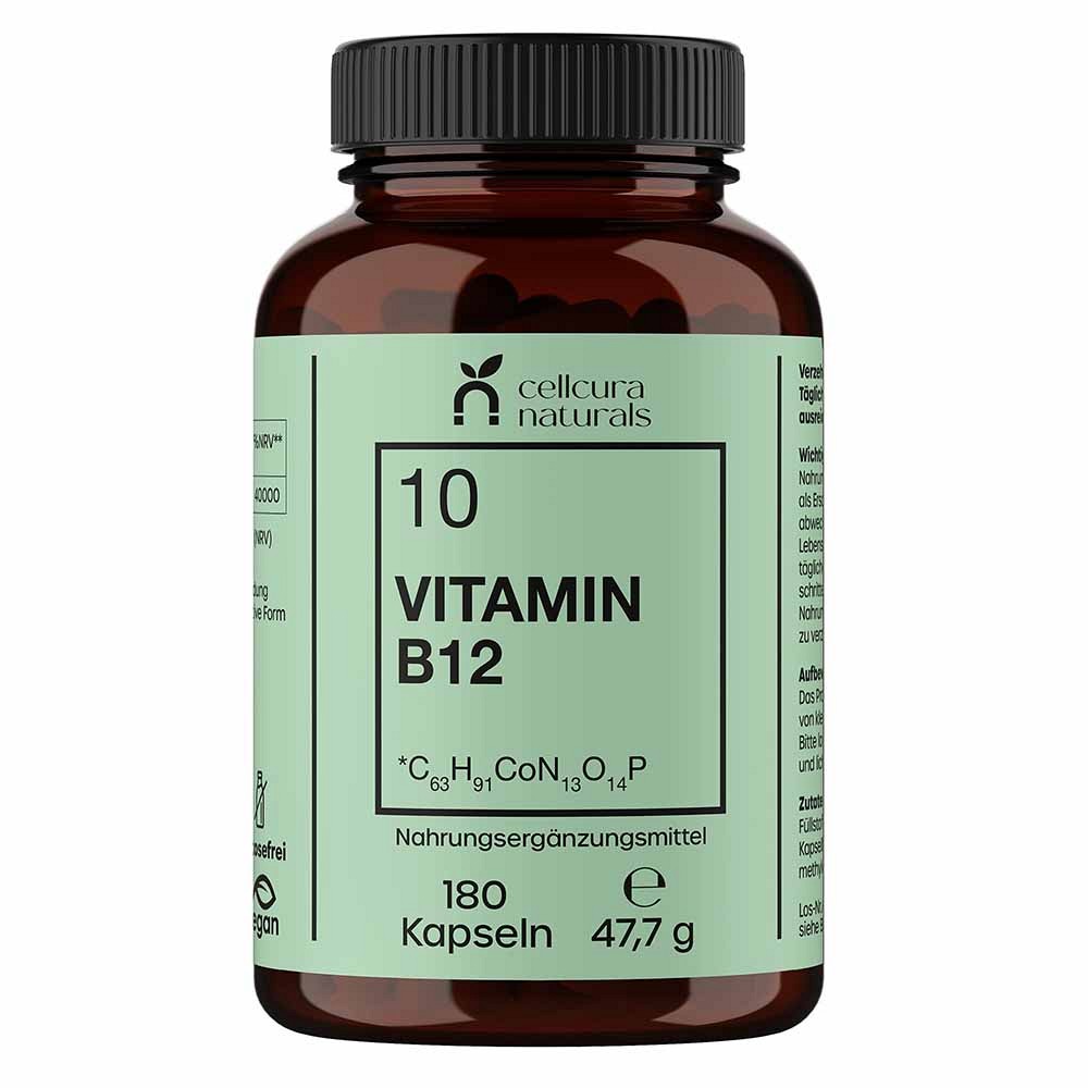 CELLCURA Naturals Vitamin B12 1000 µg hochdos.Kps. - 180Stk