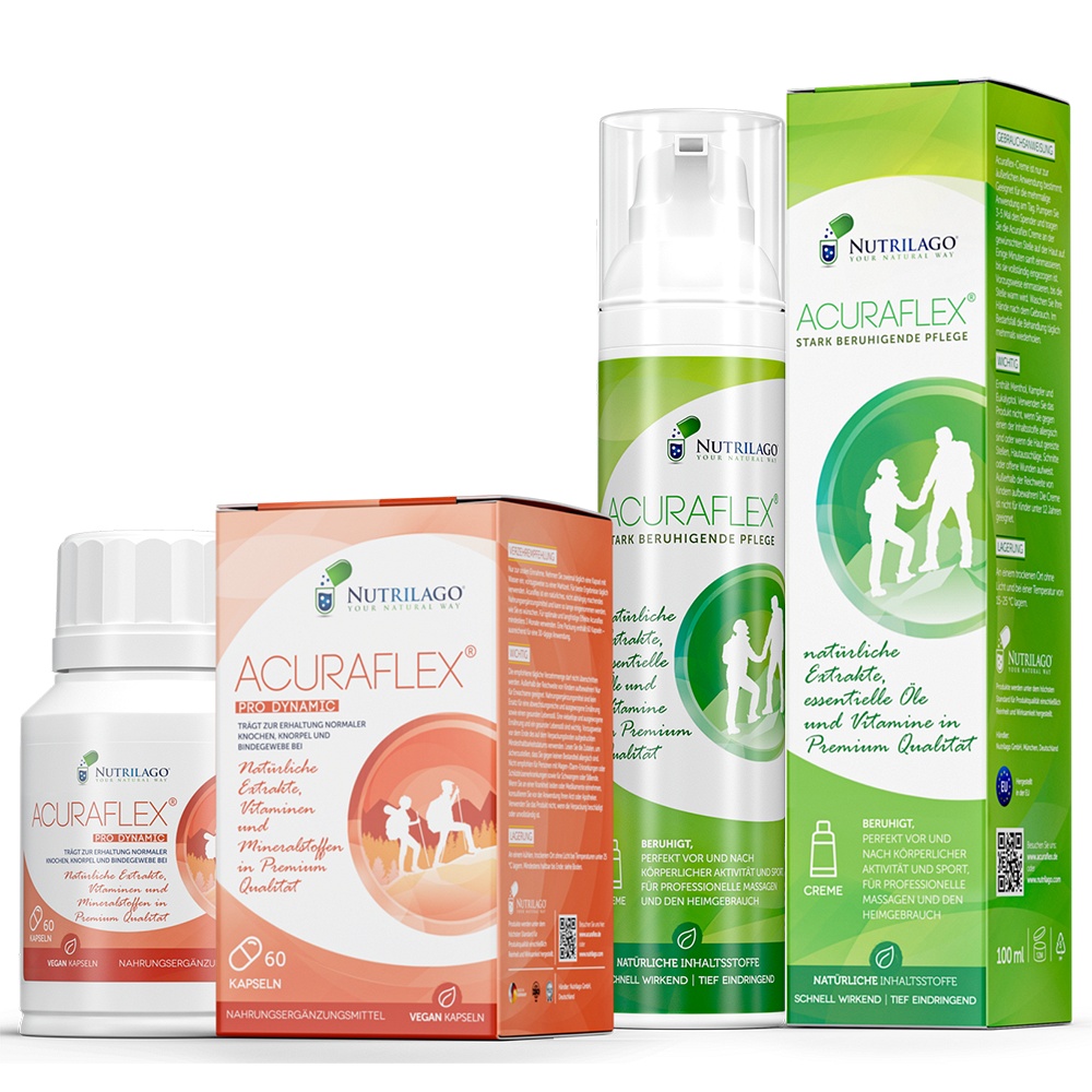 ACURAFLEX Pro Dynamic Set 60 Kapseln+Creme - 1Packungen