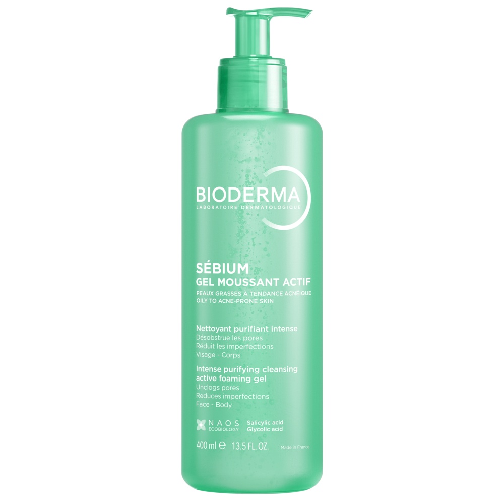 BIODERMA Sebium Gel Moussant Actif Reinigungsgel - 400ml - Bioderma