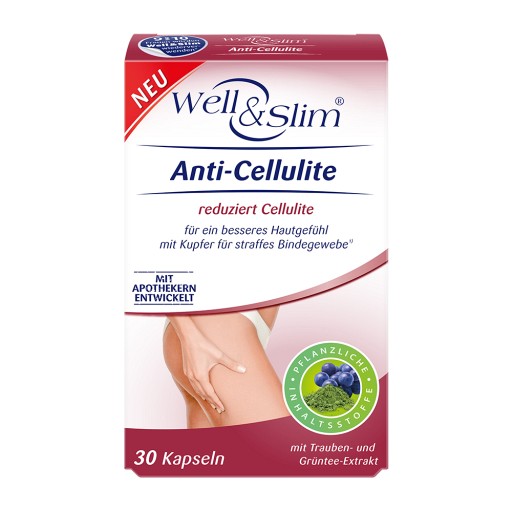 Well & Slim Anti-Cellulite + starkes Bindegewebe - 30Stk