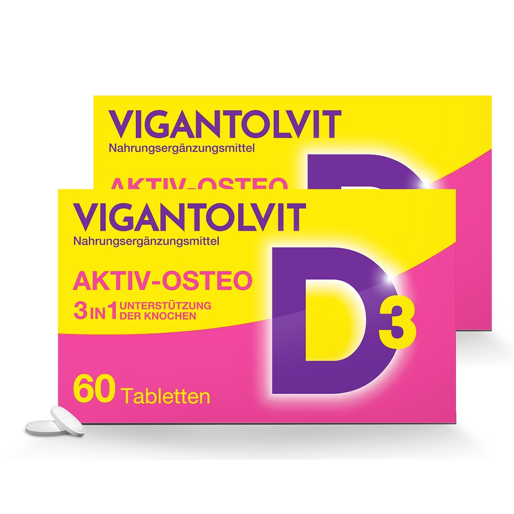 Vigantolvit Vit D3 K2 Cal - Doppelpack - 2X60Stk - SET-Angebote
