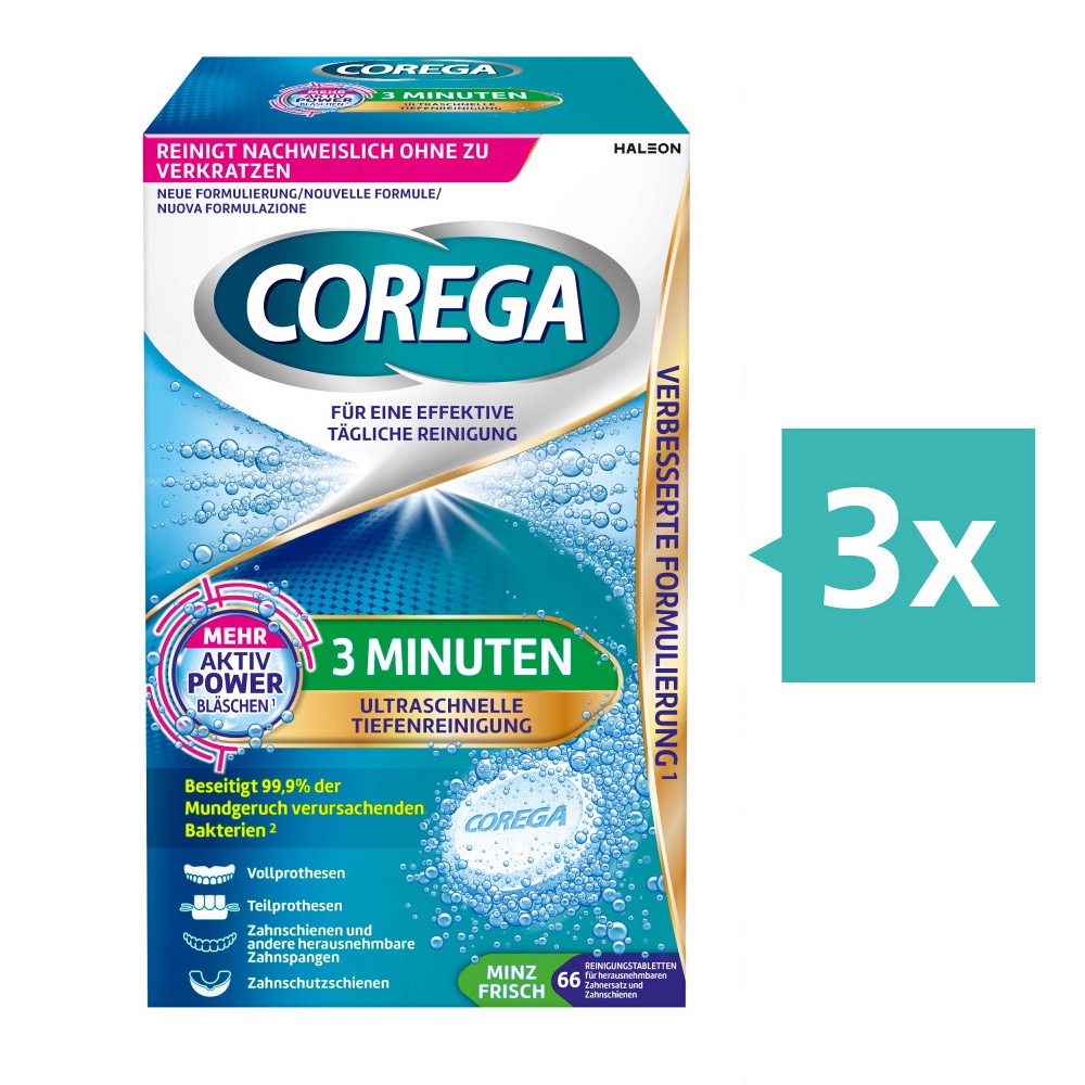 Gebissreiniger 6-Monatspaket - 3X66Stk - SET-Angebote