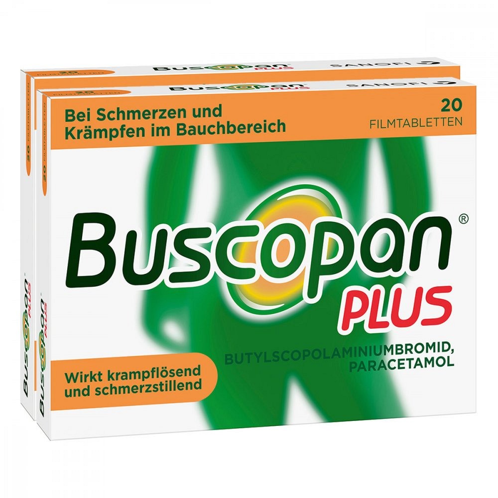 BUSCOPAN PLUS - DOPPELPACK - 2X20Stk - Unsere Setangebote