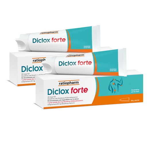 DICLOX FORTE 20 MG/G GEL - DOPPELPACK - 2X150g - Unsere Setangebote
