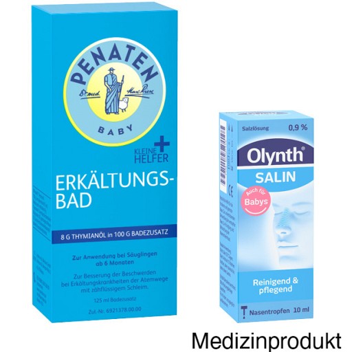 OLYNTH SALIN + PENATEN ERKÄLTUNGSBAD - KINDERSET - 10+125ml - Unsere Setangebote