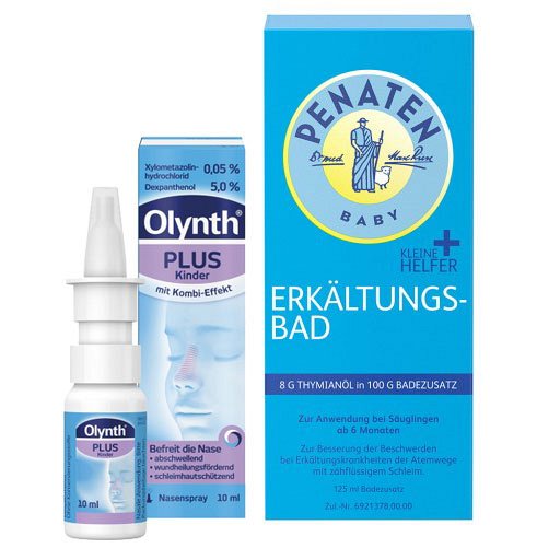 OLYNTH PLUS F.KINDER + PENATEN ERKÄLTUNGSBAND - 10+125ml - SET-Angebote