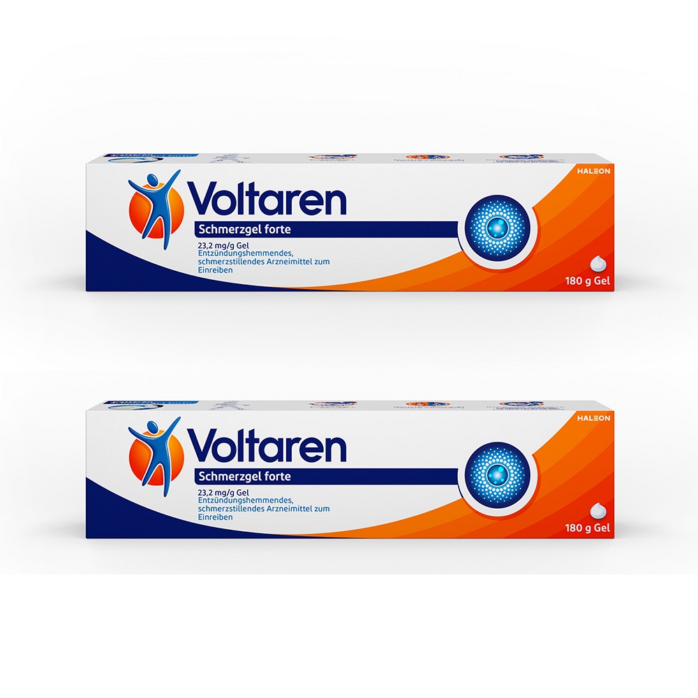 VOLTAREN SCHMERZGEL FORTE 23,2 MG/G GEL, 2X180G - 2X180g - Unsere Setangebote