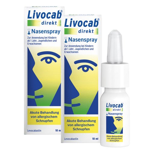 LIVOCAB DIREKT NASENSPRAY BEI ALLERGIE - 2X10ML - 2X10ml - SET-Angebote