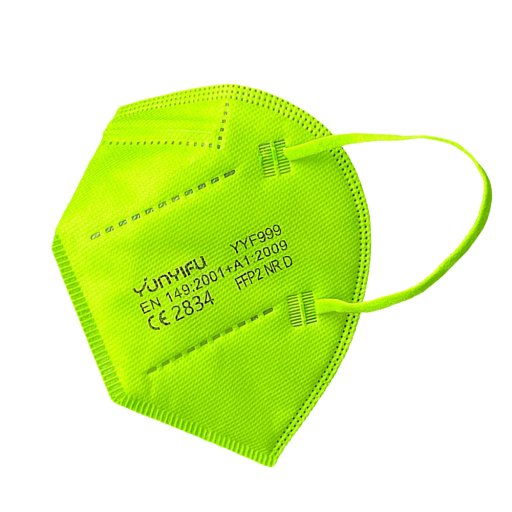 FFP2 - MASKE NEONGRÜN - 10Stk - FFP2-Masken