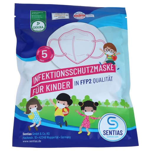 SENTIAS KINDERMASKE FFP2 - 5Stk - FFP2-Masken