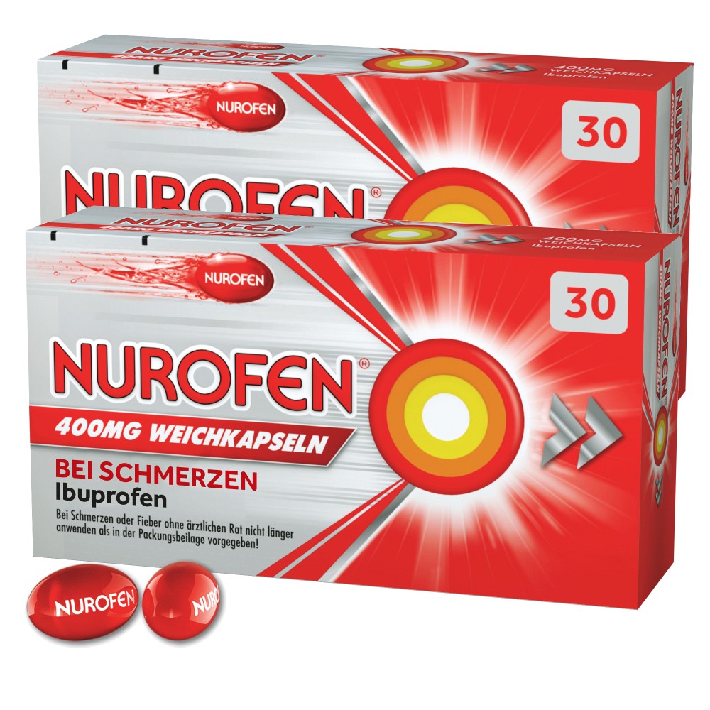 NUROFEN 400 MG WEICHKAPSELN - DOPPELPACK - 2X30Stk - SET-Angebote
