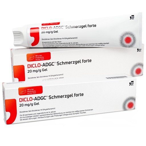 DICLO-ADGC SCHMERZGEL FORTE 20 MG/G - DOPPELPACK - 2X180g - Unsere Setangebote