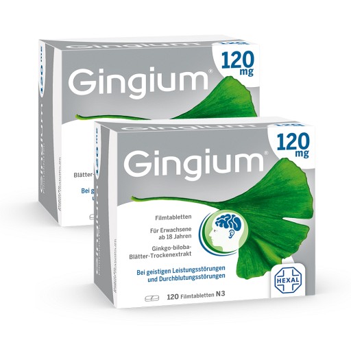 GINGIUM 120 MG FILMTABL - - 2x120Stk - SET-Angebote