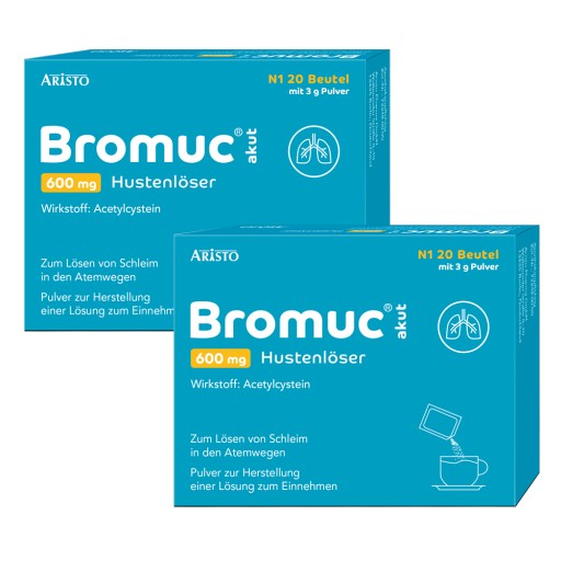 BROMUC AKUT 600MG - DOPPELPACK - 2X20Stk - SONDERANGEBOTE