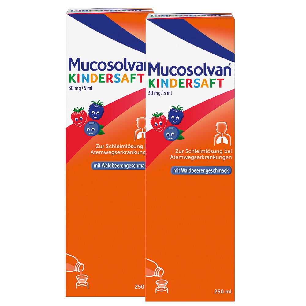 MUCOSOLVAN KINDERSAFT 2X250ML - 2X250ml - SET-Angebote
