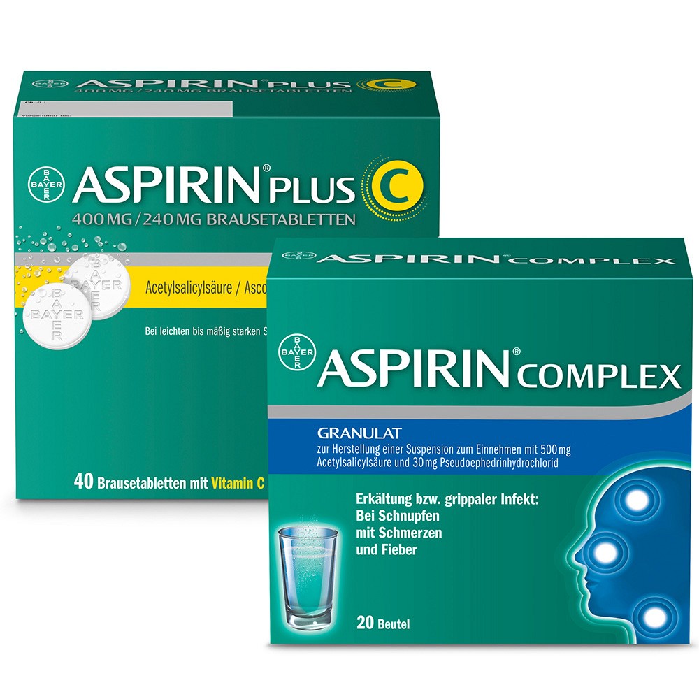 ASPIRIN⌐ ERKÄLTUNGS-SET - 40+20Stk - SET-Angebote