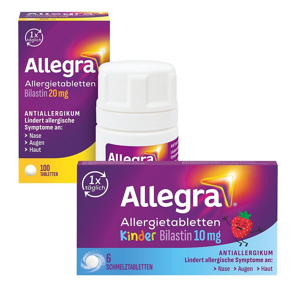 ALLEGRA TABLETTEN ERWACHSENE 100ER+KINDER 6ER - 100+6Stk - SET-Angebote