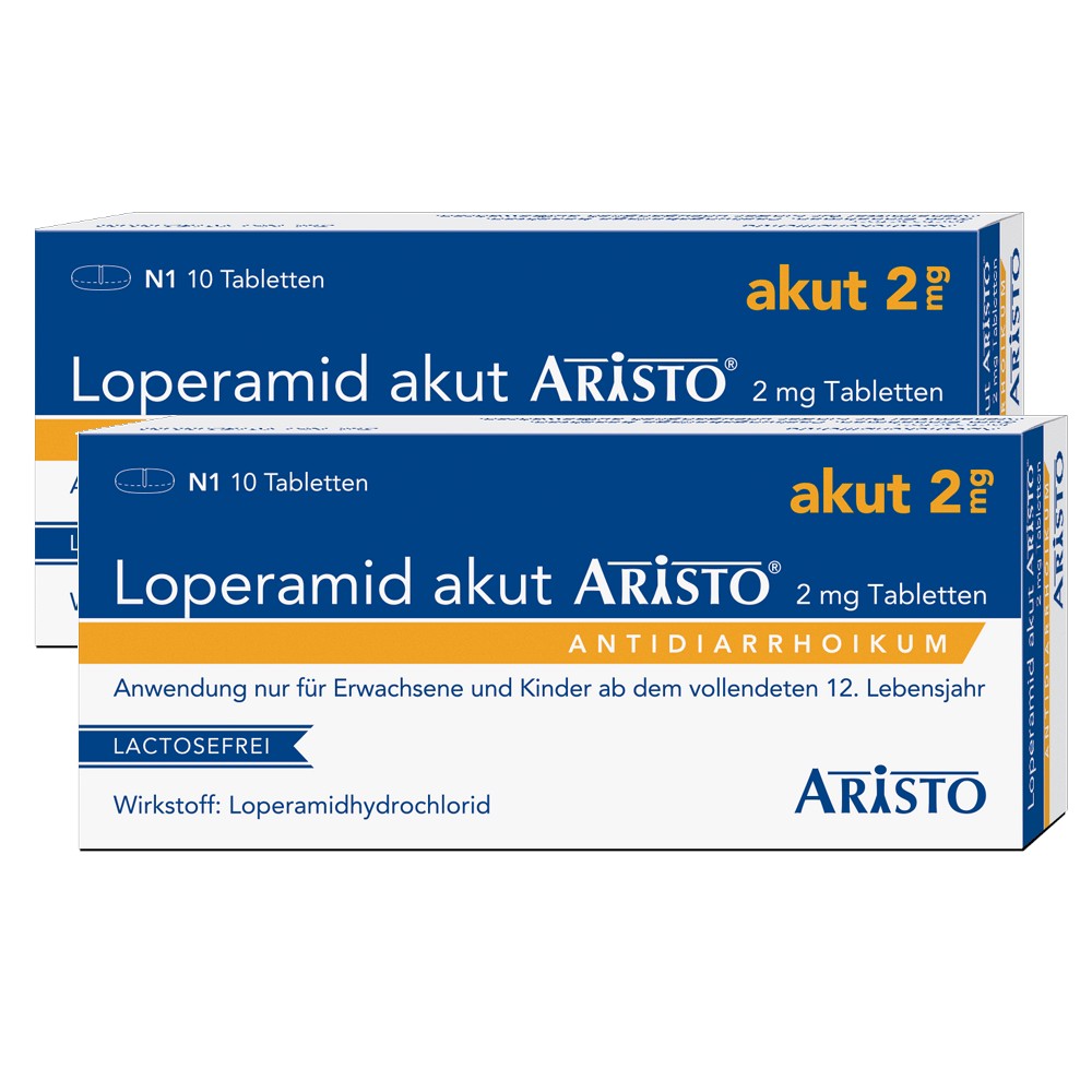  LOPERAMID AKUT ARISTO 2MG DOPPELPACK - 2X10Stk - SET-Angebote