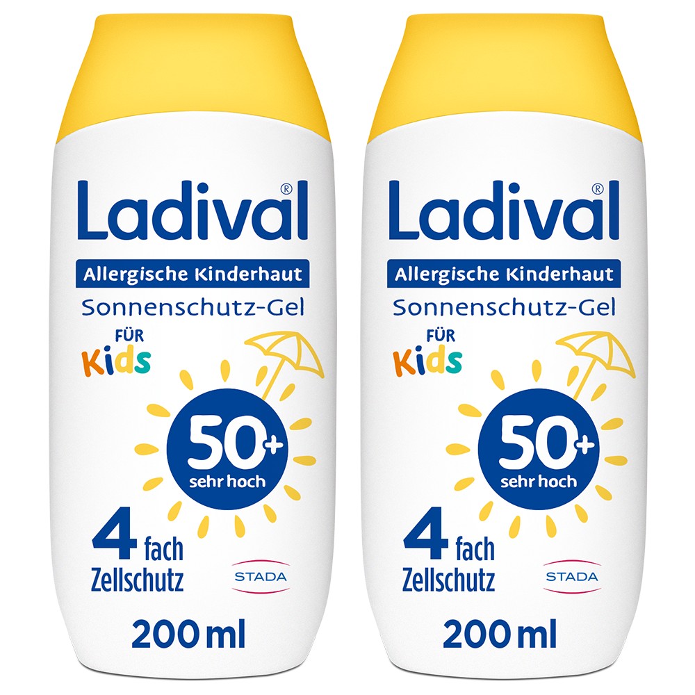 LADIVAL ALLERGISCHE KINDERHAUT GEL LSF50+ DOPPELPA - 2X200ml - SONDERANGEBOTE