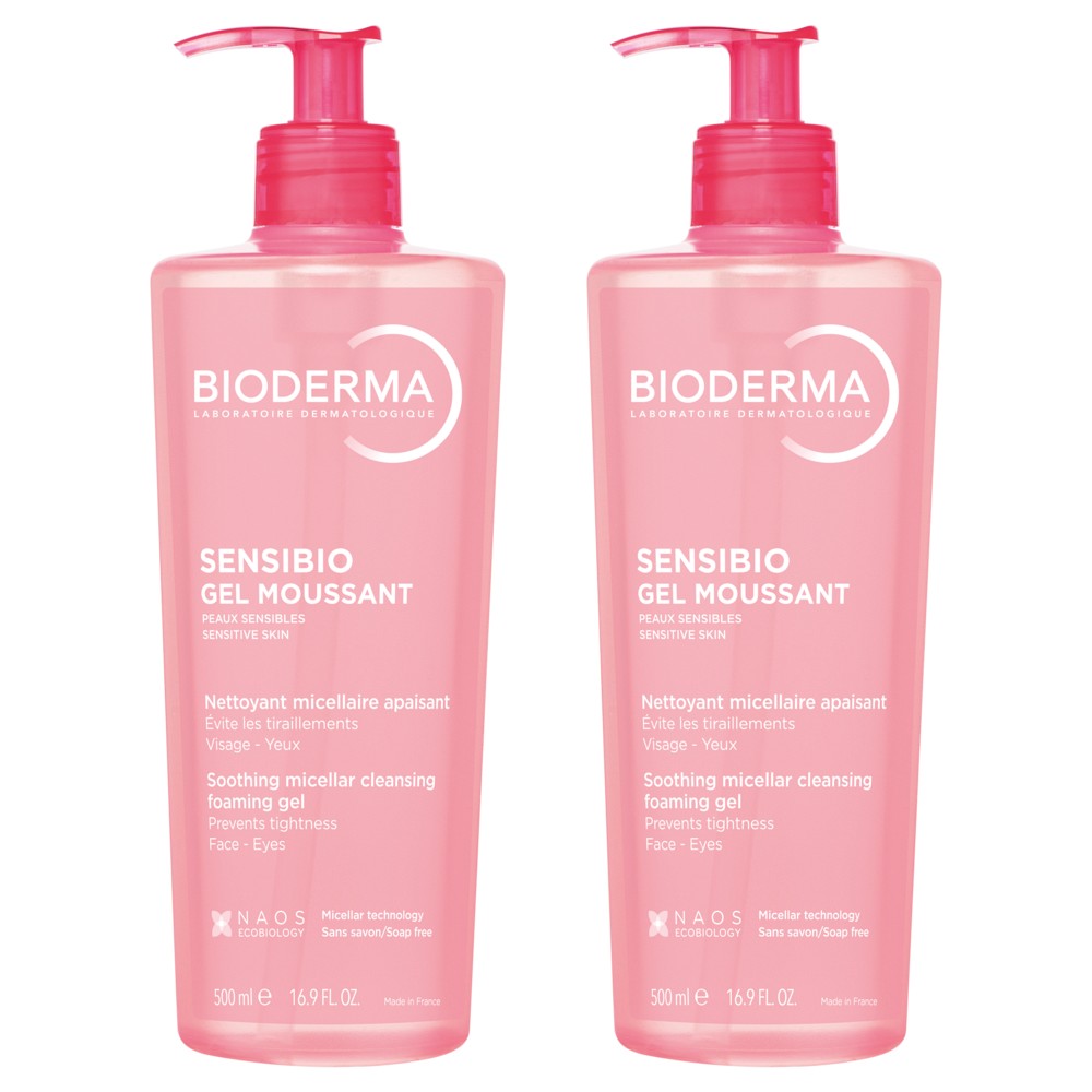 BIODERMA SENSIBIO MOUSSANT - 2X500ml - Bioderma