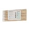 WATTESTÄBCHEN Holz kleiner Kopf 15 cm - 100Stk