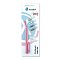 MIRADENT Interd.Pic-Brush Intro Kit 1H+4B.tra.pink - 1Stk - Interdentalreinigung