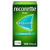 NICORETTE Kaugummi 2 mg whitemint - 105Stk - Raucherentwöhnung