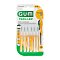 GUM TRAV-LER 1,3mm Tanne gelb Interdental+6Kappen - 6Stk - Interdentalreinigung