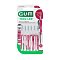 GUM TRAV-LER 1,4mm Kerze pink Interdental+6Kappen - 6Stk - Interdentalreinigung