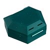 ZAHNSPANGENBOX mit Kordel grün mit Glitzer - 1Stk