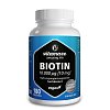 BIOTIN 10 mg hochdosiert vegan Tabletten - 180Stk - Für Frauen & Männer